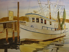 Susan Hills sent this intriguing boat portrait from earlier days.