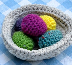 Eggs in a basket by Jennifer Nanton