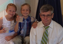 Mark and his two grandchildren