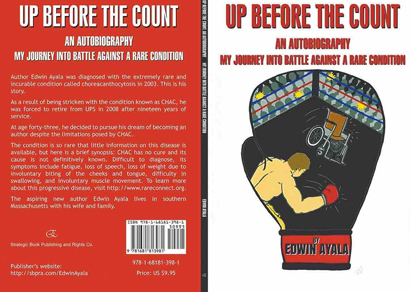 Up Before the Count cover art for Ed Ayala's new book.