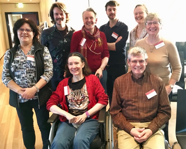 Patients and caregivers at the Dresden Symposium in March