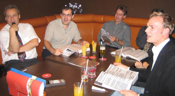 (L to R) Adrian Danek, Antonio Velayos-Baeza, Giel Bosman and Benedict Bader