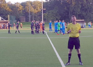 Rodion on the pitch