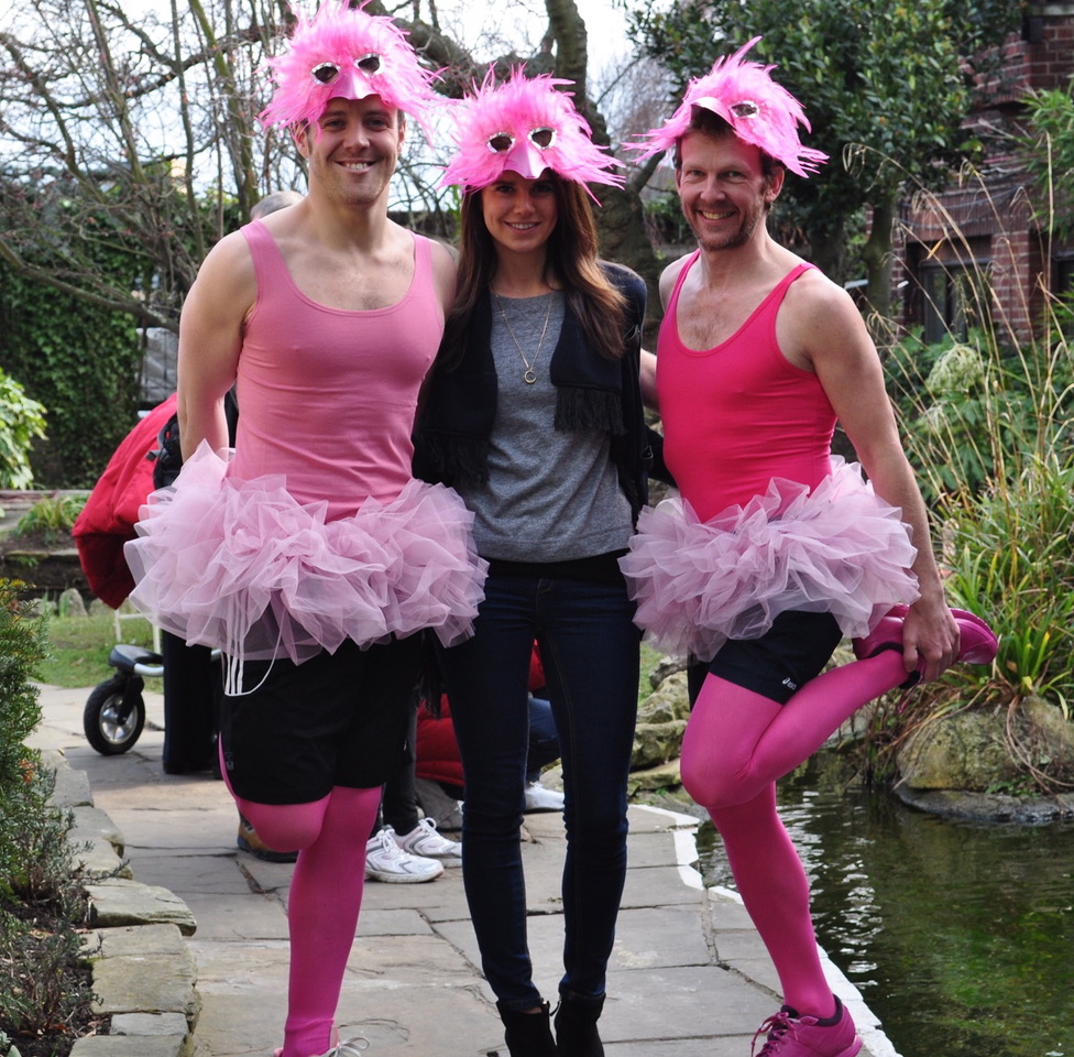 David Lewis, head gardener at the roof garden, ran the London marathon for NA 2012