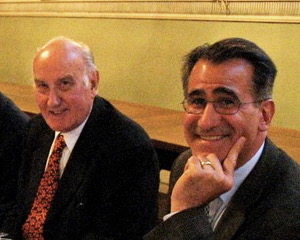 Dr Critchley and Professor Tony Monaco