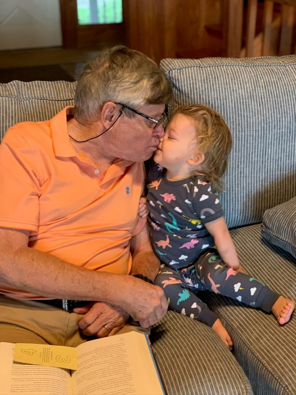 Mark with grandchild #5