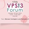 17th VPS13 Forum which took place on 29 April 2024 online - topic: Between Huntington's and Parkinson's? 