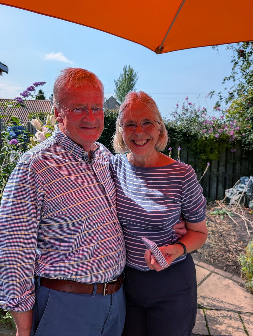 Dr Gordon Stewart, and his wife Alison