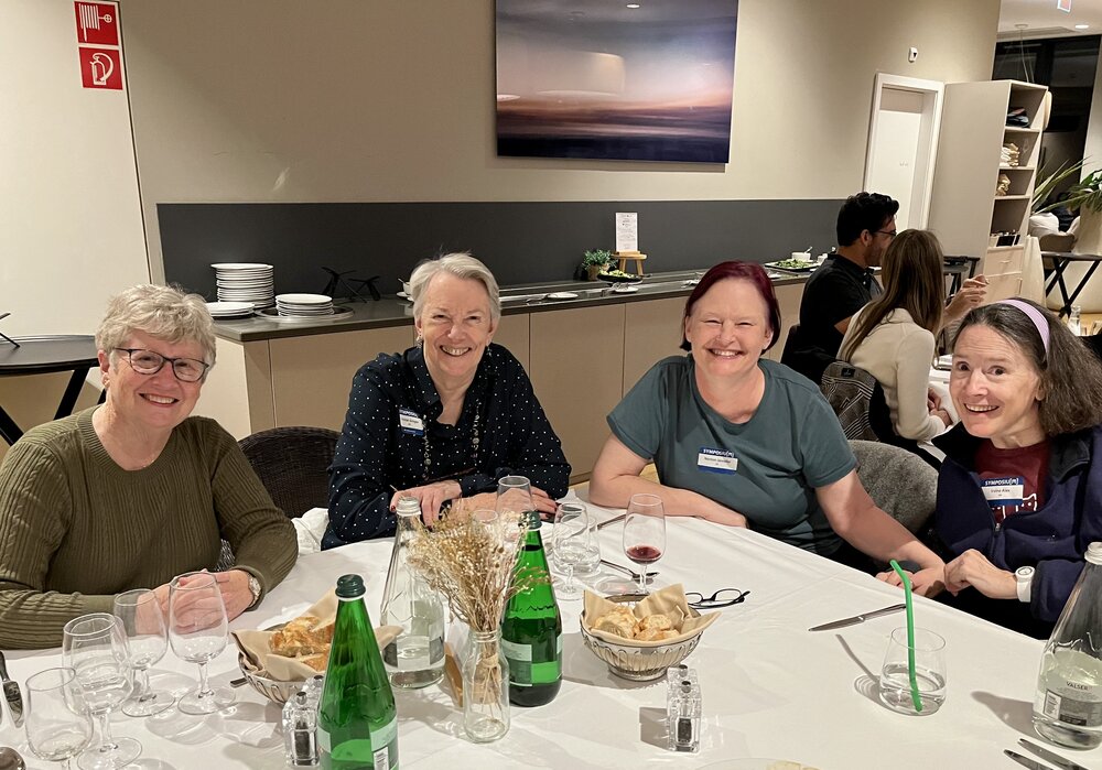 Day 1 - Dinner - Joy Willard-Williford, Ginger Irvine, Jennifer Nanton, Alex Irvine