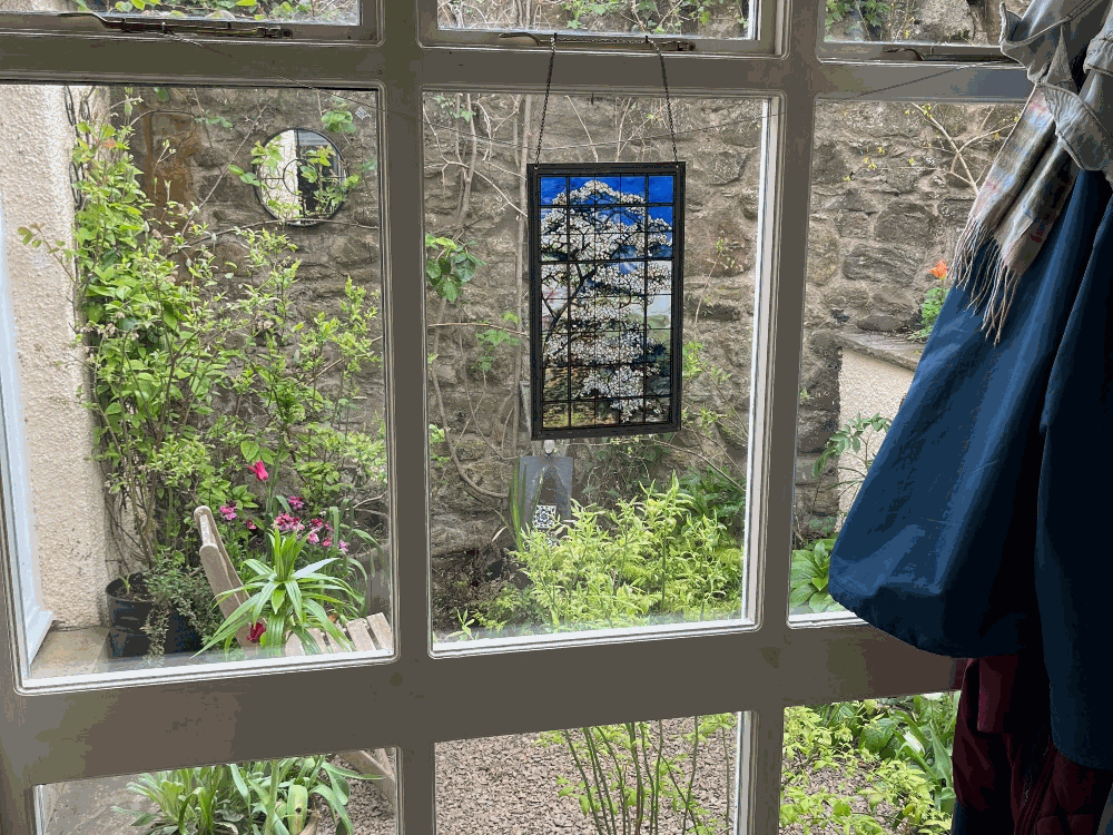 Mercat Cottage Garden - Apr 2026 - window view