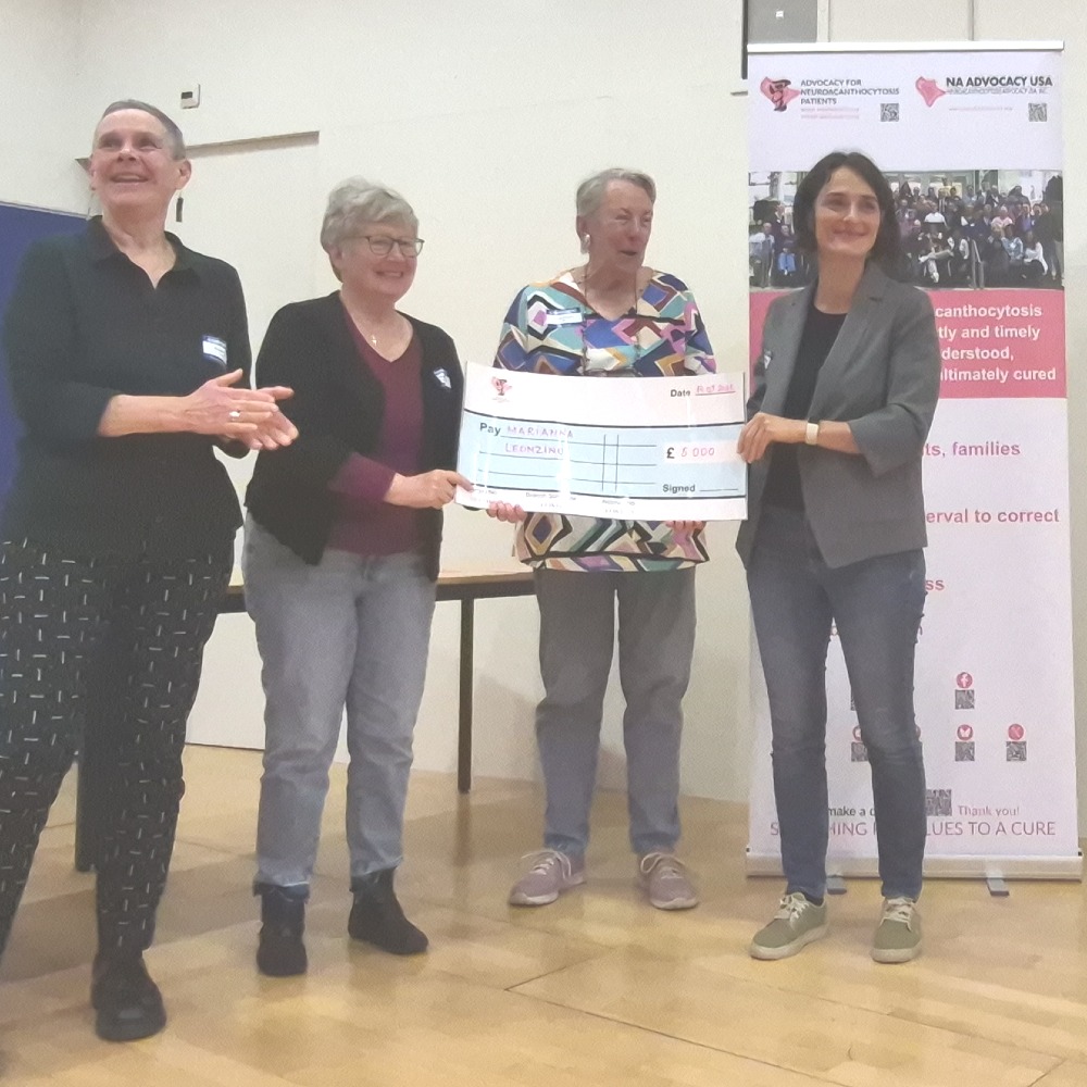 Award ceremony in Lausanne - Professor Ruth Walker, Joy Willard-Williford, Ginger Irvine, Dr Marianna Leonzino